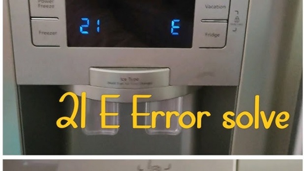 ارور E21 یخچال ساید بای ساید سامسونگ